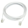 thumbnail image 1 of Onn 7ft Landline Telephone Line Cord, White, ONB16TE010, 1 of 2