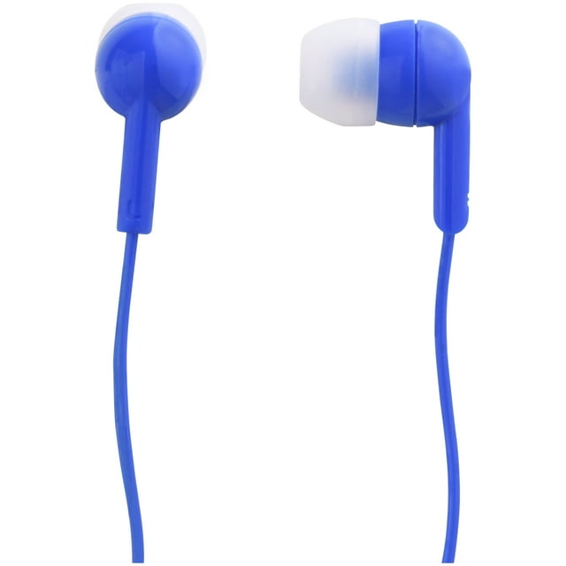 Onn Basic InEar Headphone Earbuds Blue