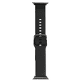 thumbnail image 1 of onn Universal Fit Black Silicone Smart Watch Band & Strap for Apple, Samsung, Galaxy & Garmin Watches, 20mm, 1 of 9