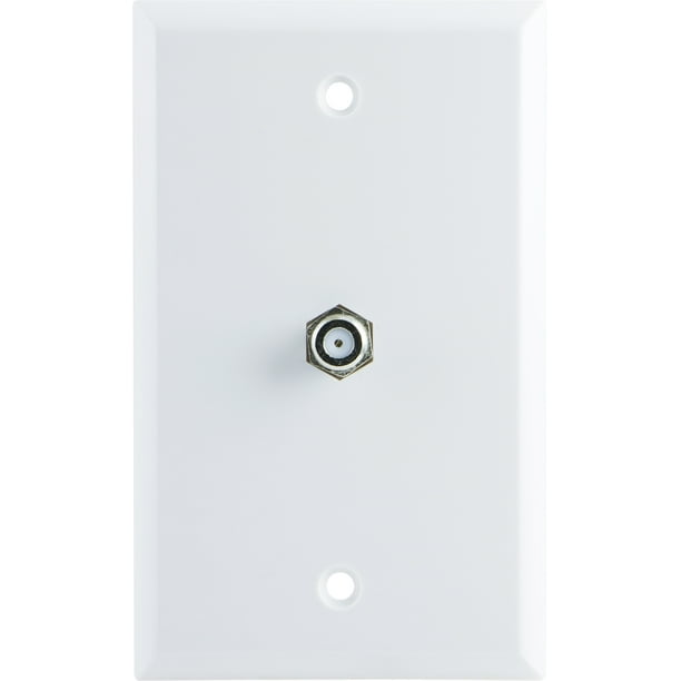 Onn Coax Cable Wall Plate