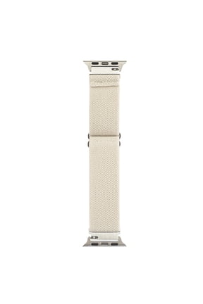 Watch Band Universal Fit for Apple Watch, Samsung Galaxy & Garmin 20mm, Cream Knit, Unisex