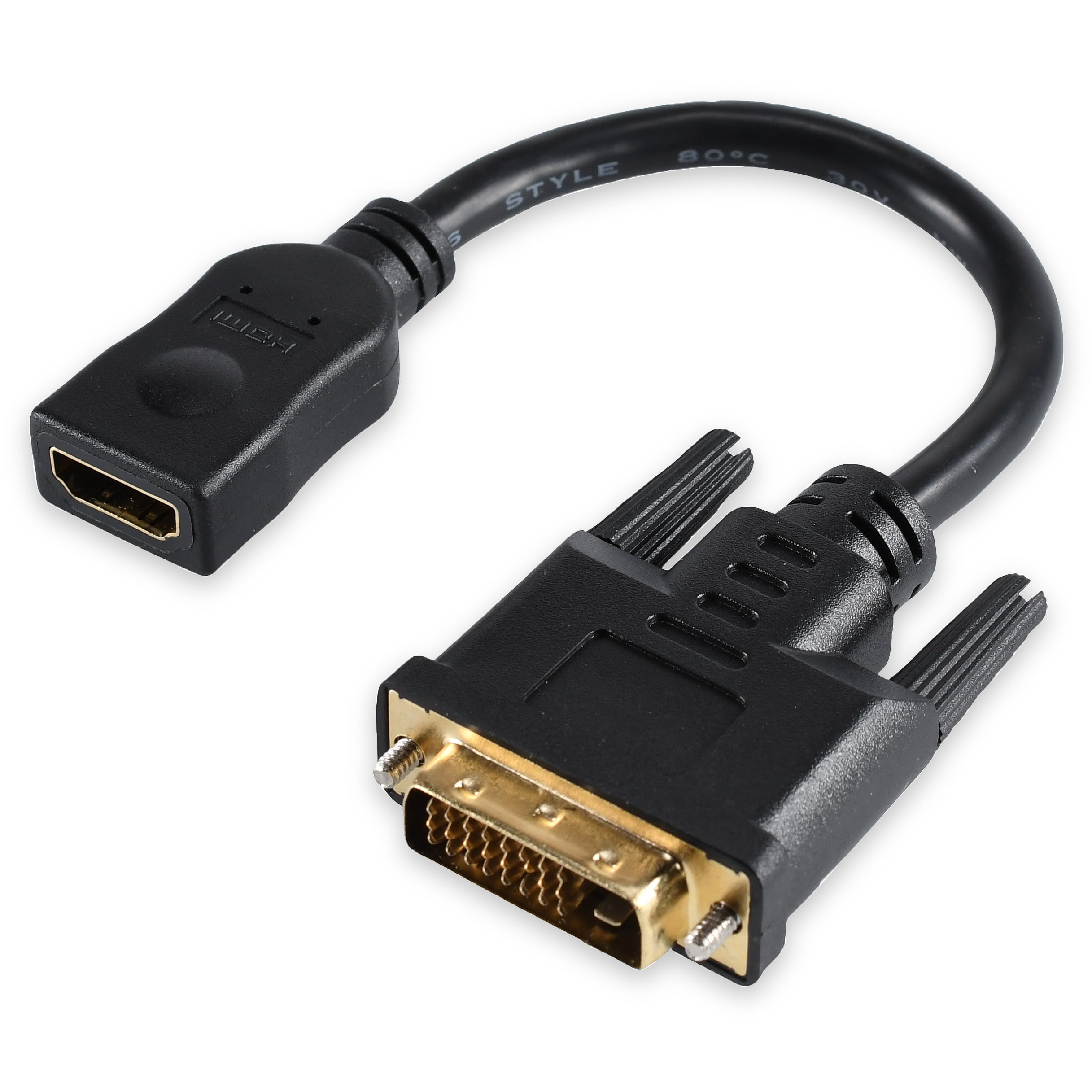 Onn DVI To HDMI Adapter Connector - Walmart.com