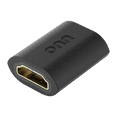 thumbnail image 1 of Onn. Female to Female HDMI Coupler Adapter, Black Color, Rack Size: 9.5*12.6*1.3cm, 1 of 4