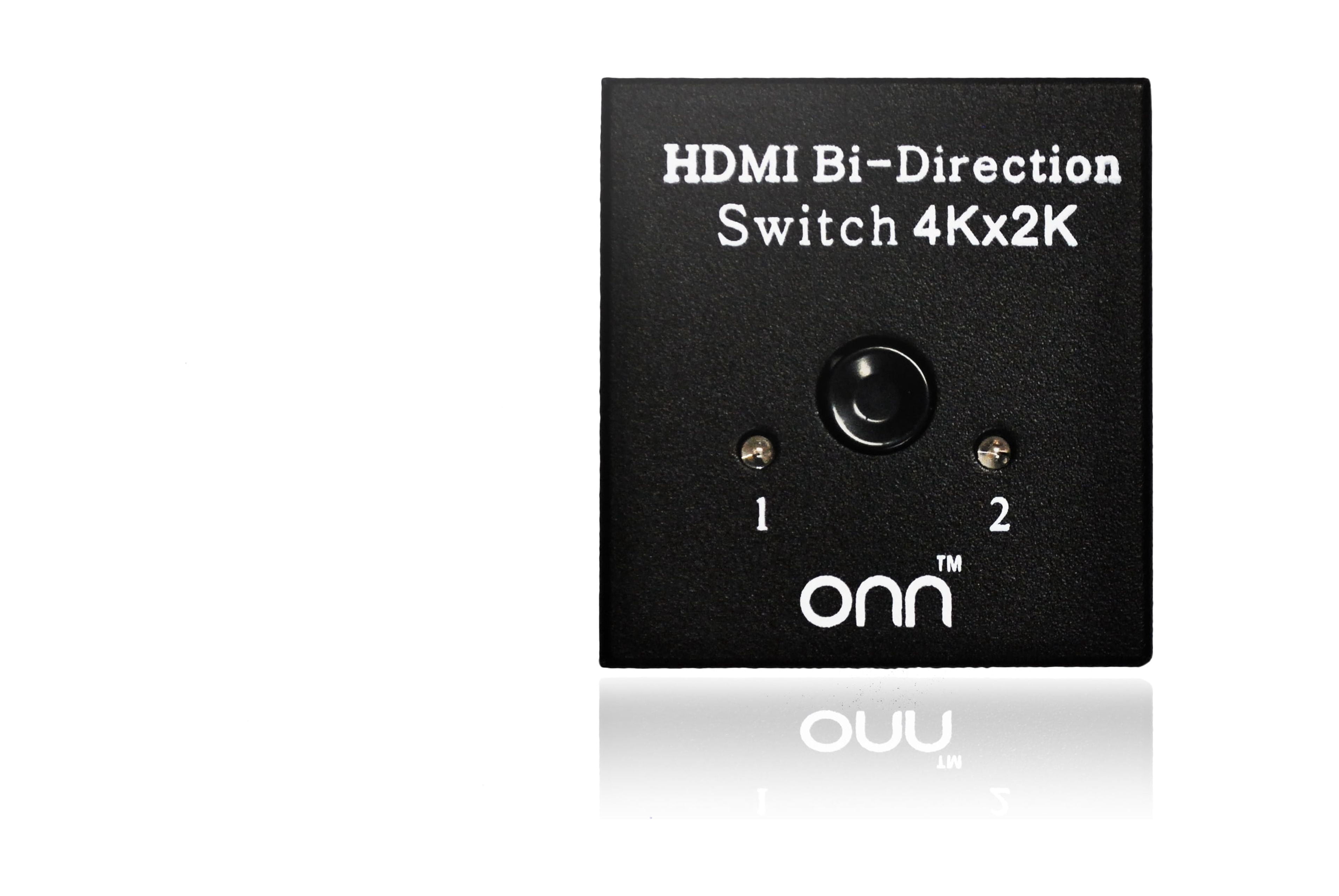 Onn Hdmi Switcher 2 Ports Bi-Direction Manual 4K Switch