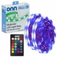 thumbnail image 1 of onn 100ft LED Strip Lights, Multicolor LED Lights for Bedroom, Remote Control, 1 of 11