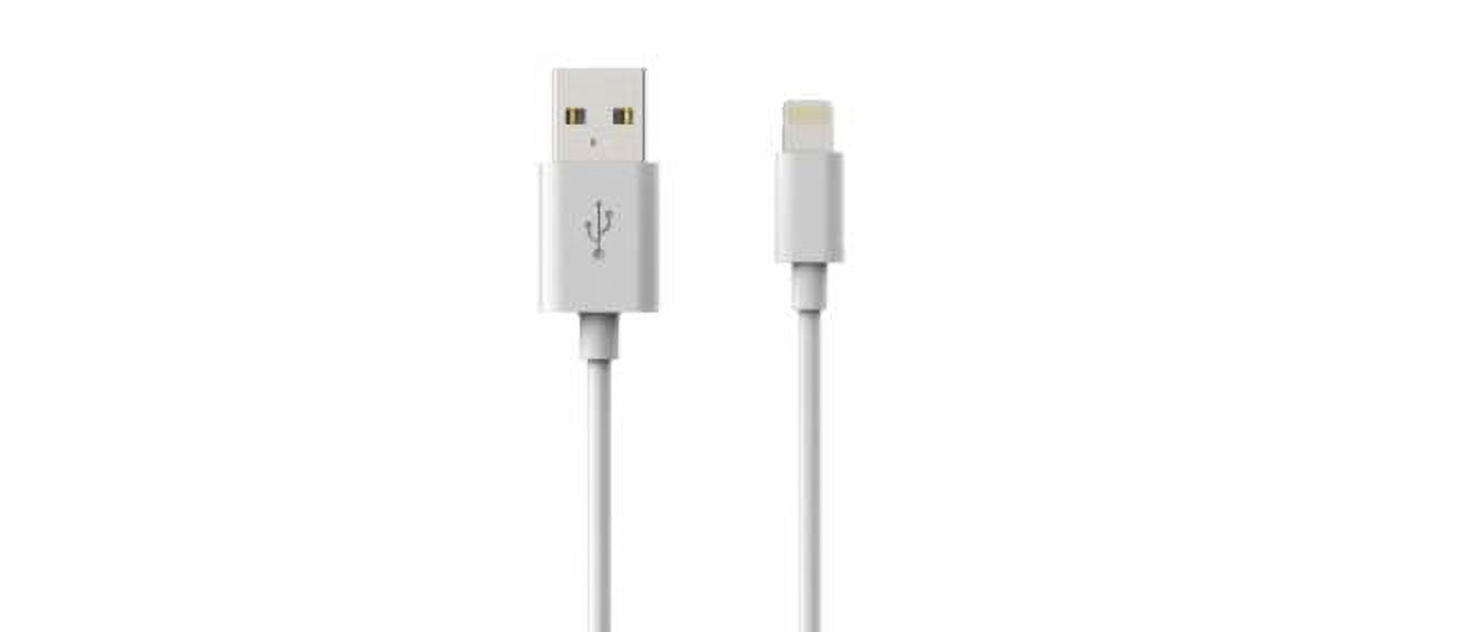 Onn Lightning Cable 6', White