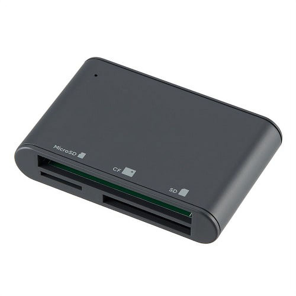 Onn. ONNCR72BLKWM SD, MicroSD and CompactFlash Card Reader
