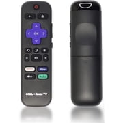 Replacement Remote Control Compatible with Onn Roku TV, TV Remote for Model 100007147 with 4 App Shortcuts