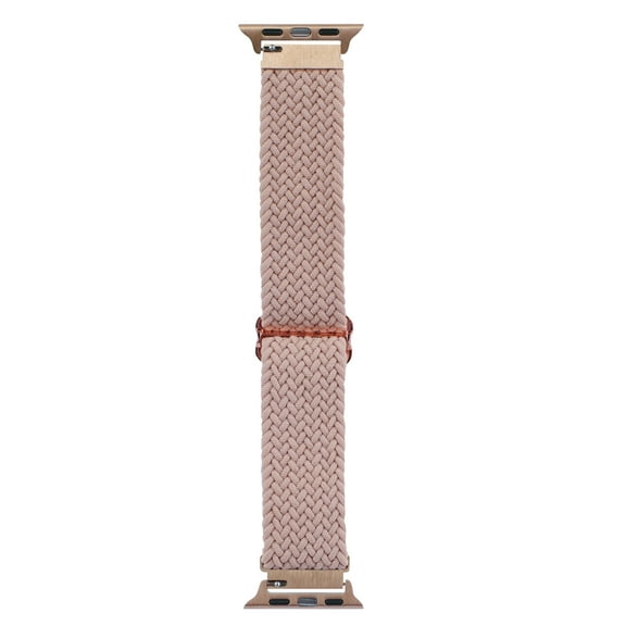 onn Watch Band, Universal Fit for Apple Watch, Samsung Galaxy & Garmin 20mm, Pink Woven Knit
