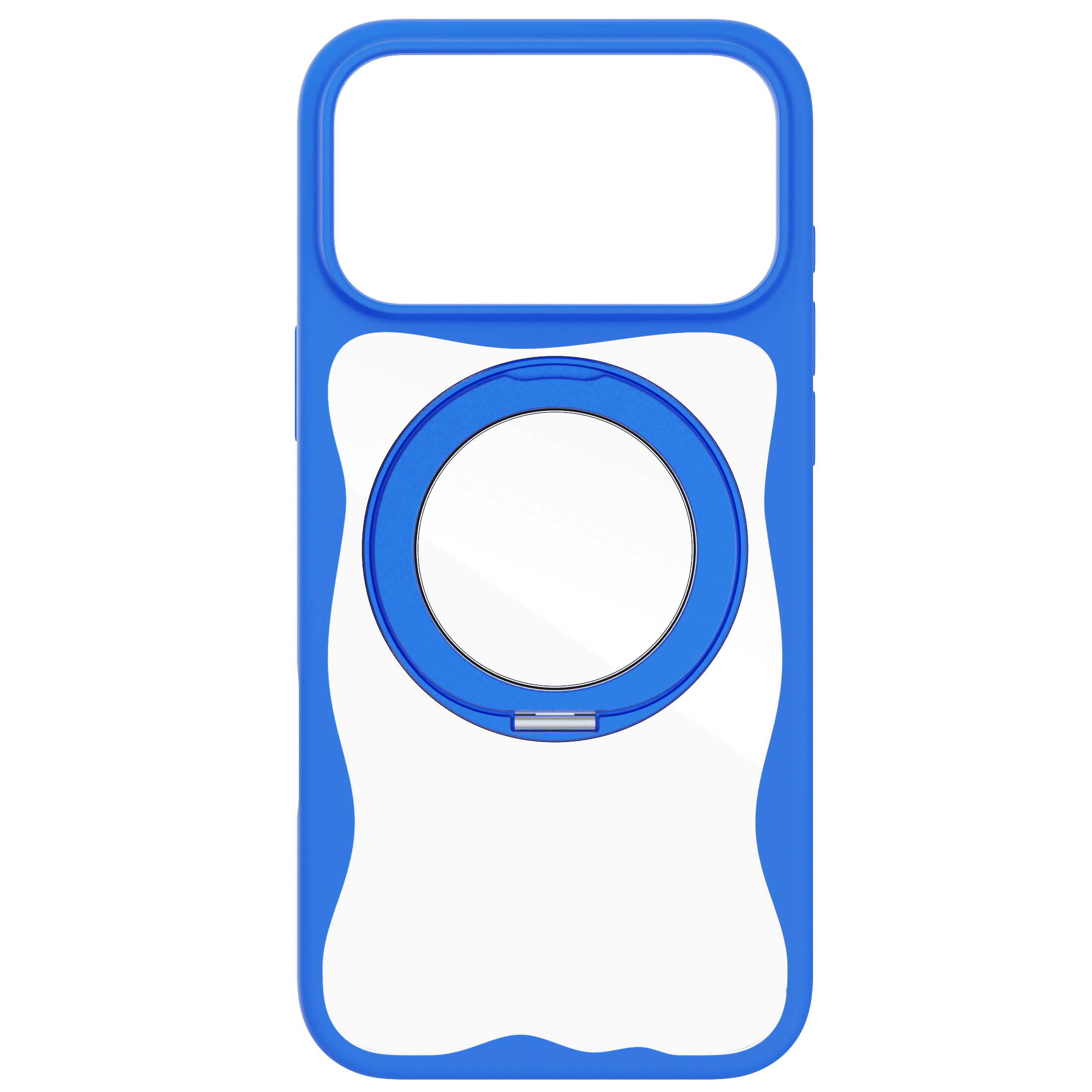 onn. Phone Case for iPhone 17 Pro Max, MagSafe Compatible with 360° Kickstand, Blue