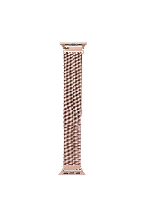 Watch Band, Universal Fit for Apple Watch, Samsung Galaxy & Garmin 20mm, Rose Gold Metal Mesh