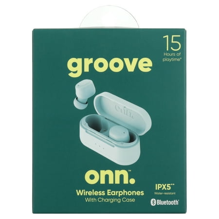 Onn. True Wireless Earbuds - Aqua