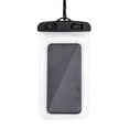 thumbnail image 1 of onn Waterproof Phone Pouch, Clear Compatible with iPhone, Samsung, Google, and Huawei with screens up to 7”, 1 of 6