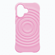 onn iPhone 17 Case, MagSafe Compatible Bumper Phone Case for Apple iPhone, Pink