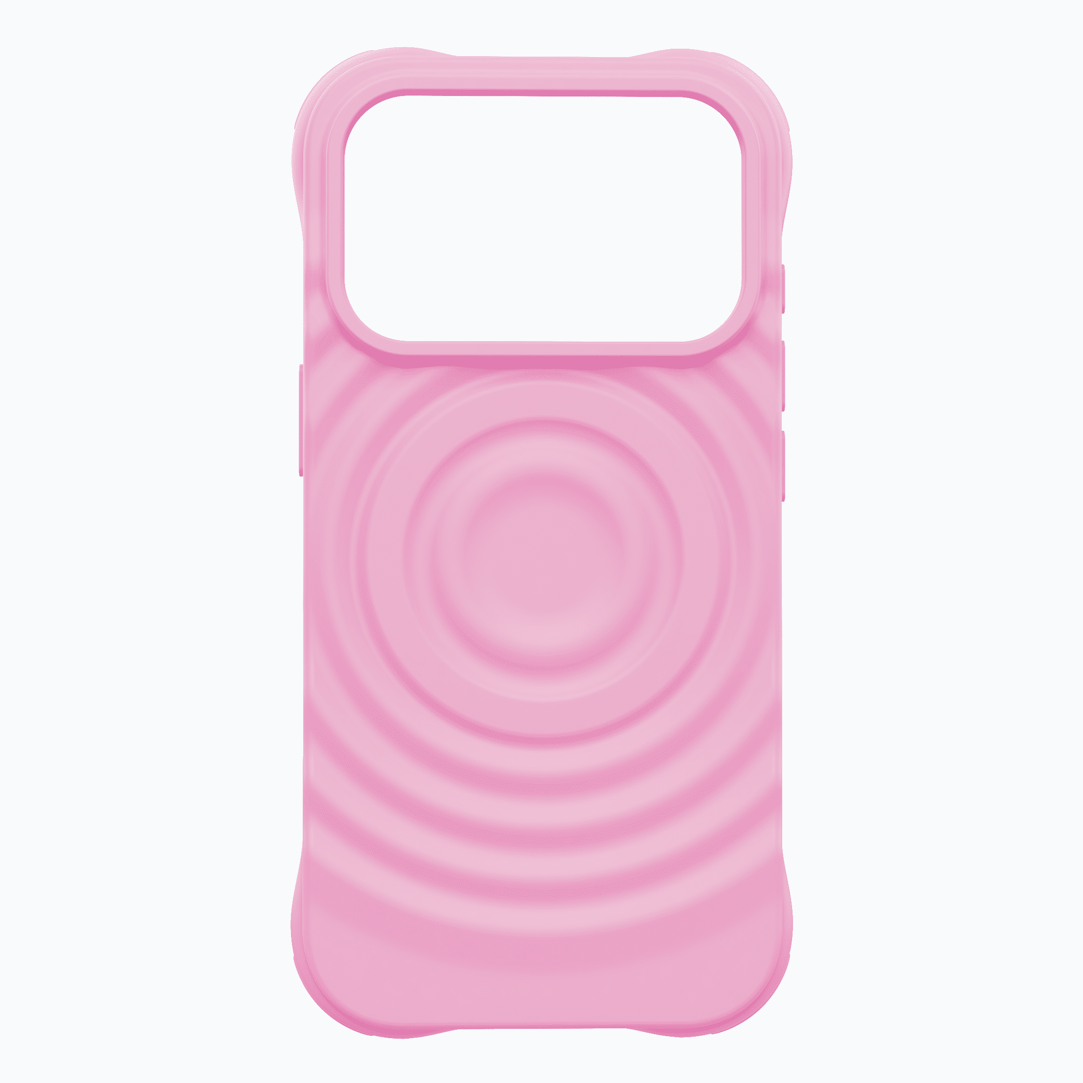 onn iPhone 17 Pro MagSafe Compatible Pink Bumper Case