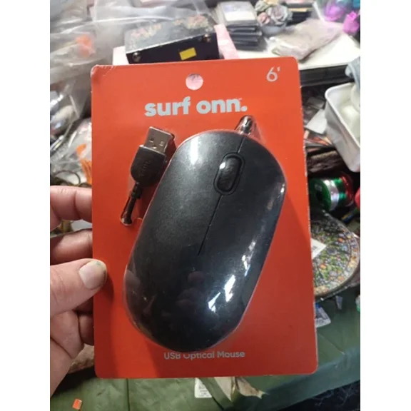 Onn Wired Mouse 6 Foot Usb Cable