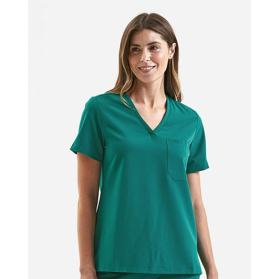 Onna NN300 Women's Limitless V-Neck Stretch Scrub Top-Clean Green-L