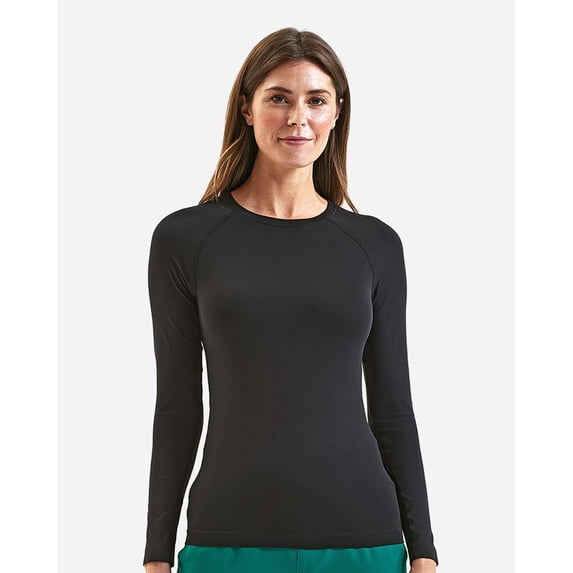 Onna NN370 Women's Unstoppable Long Sleeve Fresh Underscrub Base Layer-Black-S