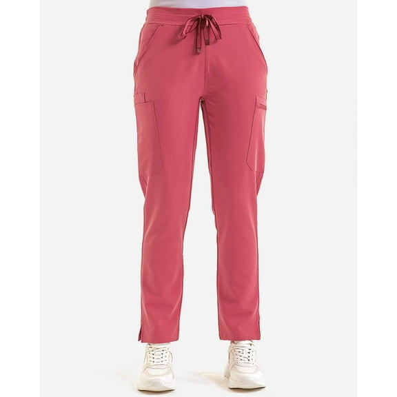Onna NN600 Women's Relentless Stretch Cargo Scrub Pants-Calm Pink-L