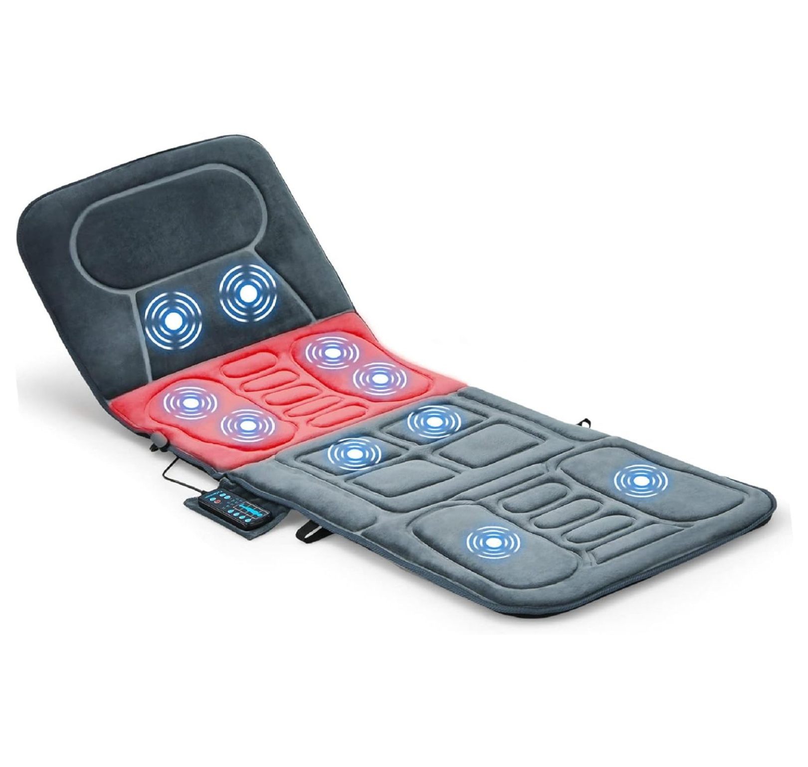 Onnertune Full Body Massage Mat with Heat, 10 Vibrating Motors 5 Modes