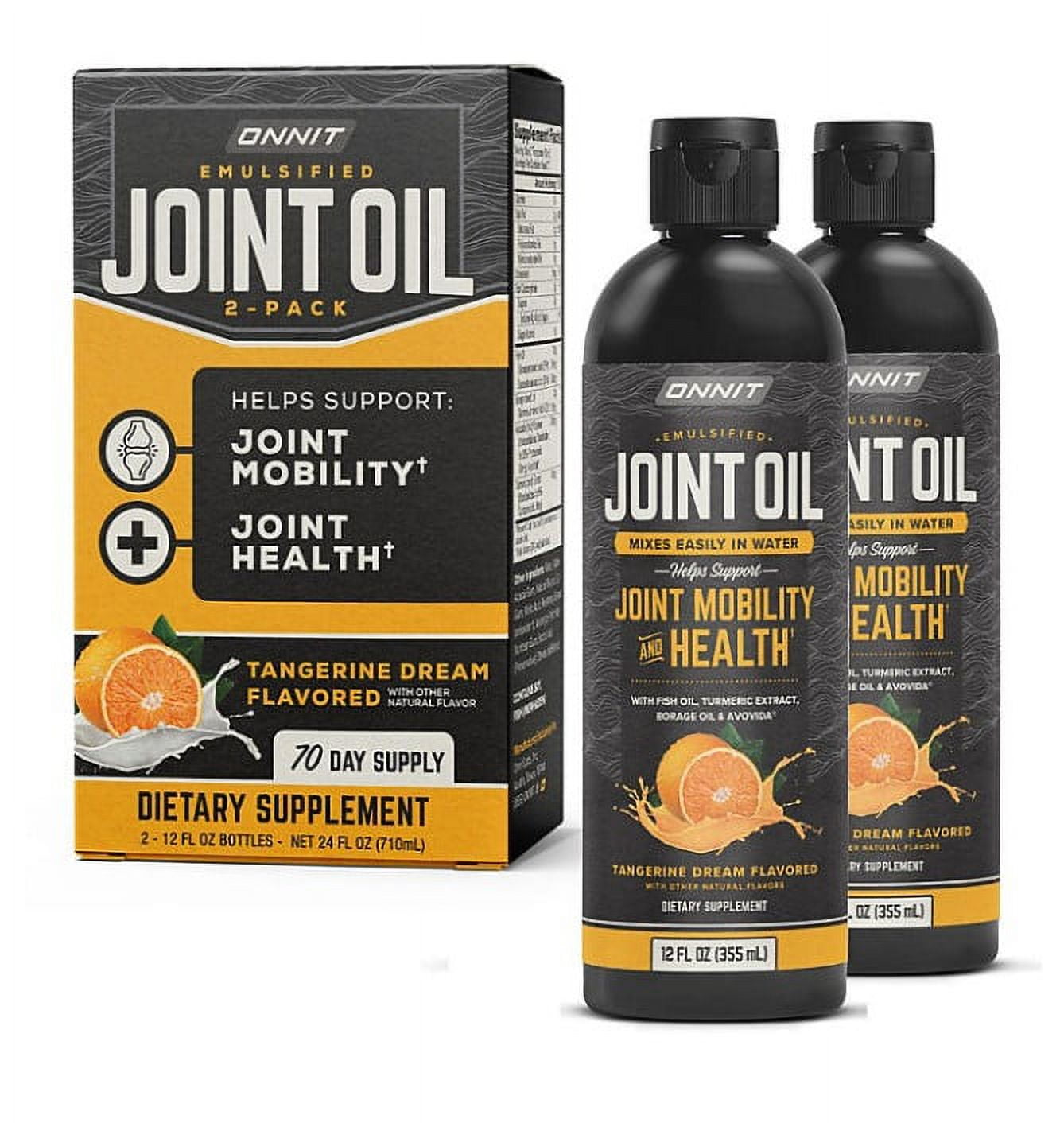 Onnit Joint Oil Emulsified Liquid Fish Oil to Support Joint Health and