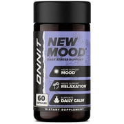 ONNIT New MOOD , Daily Stress Support Supplement, 60 Capsules