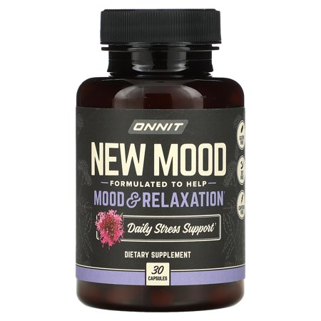 Onnit, New Mood, Mood Relaxation, 30 Capsules