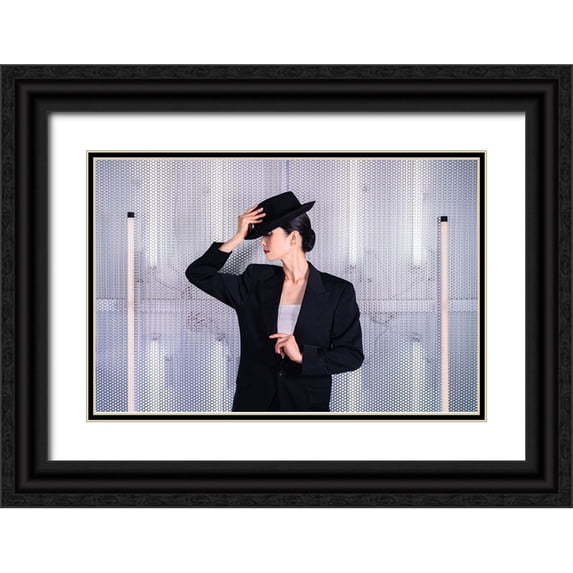 Onodera, Taketoshi 14x11 Black Ornate Wood Framed with Double Matting Museum Art Print Titled - Erica