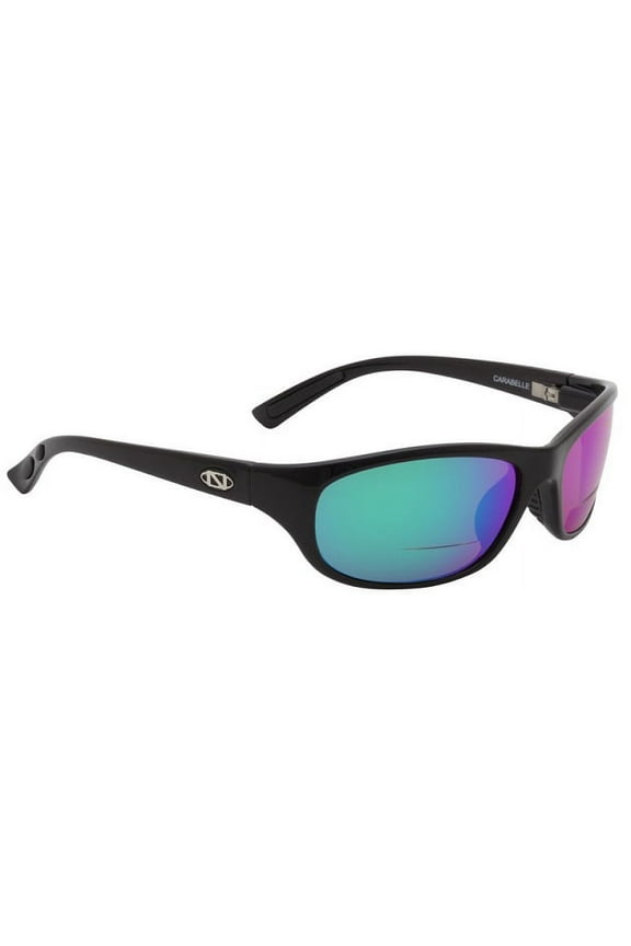 Carabelle 104GA250 GREEN MIRROR Lens Polarized +2.50 ADD Reading Sunglasses