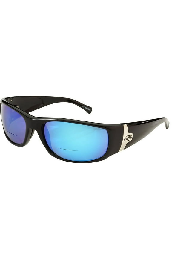 Oreti 126BG250 BLUE MIRROR Lens Polarized +2.50 ADD Reading Sunglasses