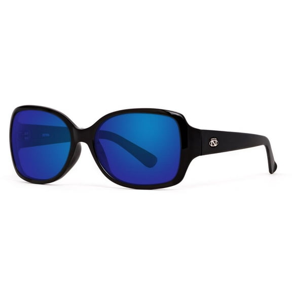 Onos SIERRA Blue Mirror Lens POLARIZED Black Frame Sunglasses