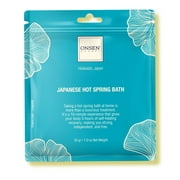 Onsen Japanese Hot-Spring Bath Minerals A Perfect Way to Hydrate and Soothe Your Body Soak in Green Bamboo Extract, Pagoda Tree Flower Enzymes, and More, Unwind, Relaxation, Improve Sleep (Pack of 1)