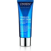Onsen Secret Wrinkle Repair Tenseless Night Face Cream-Dermatologist Recommended Anti-Wrinkle, Radiance and Tonicity Cream-Anti Aging Ultra Boost Facial Creme for Dry Skin & Age Spots (0.8 Fl