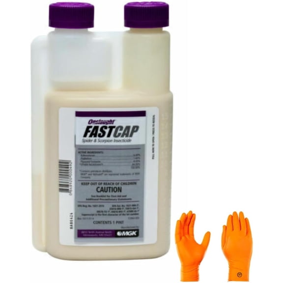 Onslaught Fast-Cap Spider & Scorpion 16 oz Insecticide - for Indoor/Outdoor use, Long-Lasting Residual Control Against Scorpions, Spiders, and Other Insects
