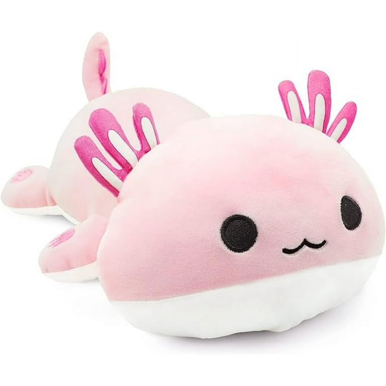 Onsoyours Cute Axolotl Plushie, Soft Stuffed Animal Salamander Plush  Pillow, Kawaii Plush Toy for Kids (Pink Axolotl, 13) 