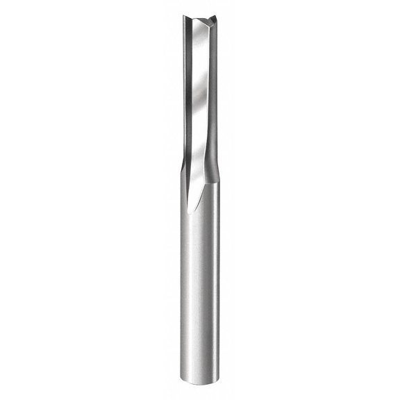 Onsrud Solid Router Bit,5.00mm,Spiral O-Flute 62-880