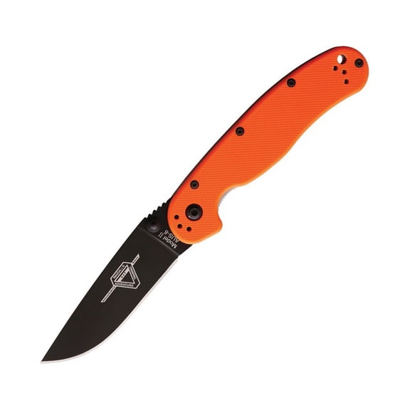 Ontario 8861OR RATII Linerlock Orange Folding Pocket Folder Knife