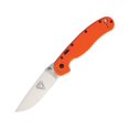 thumbnail image 1 of Ontario RAT 1A Assisted Opening Pocket Knife 3.6" Drop Point AUS-8 Satin Blade G-10 Handle Orange, 1 of 2