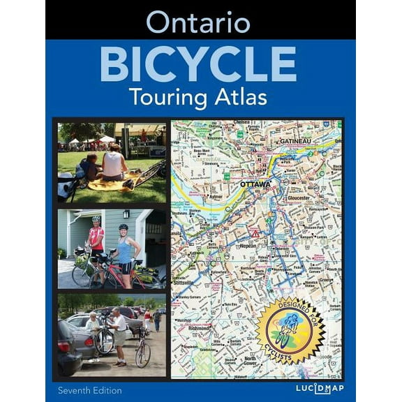 Ontario Bicycle Touring Atlas, (Paperback)
