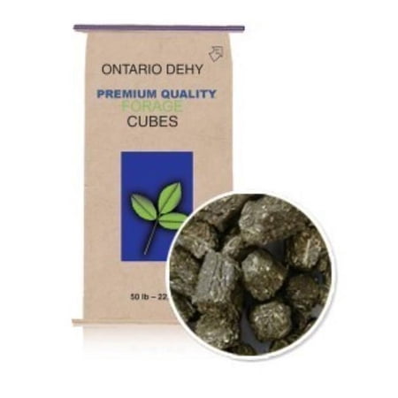 Ontario Dehy 50 lbs ALFALFA Forage Cubes - Master Pack 40