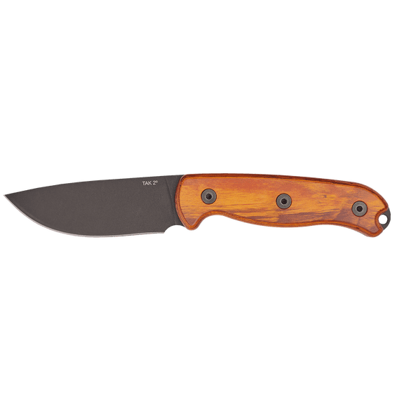 Ontario Knife Company TAK 2 Fixed Blade w Leather Sheath
