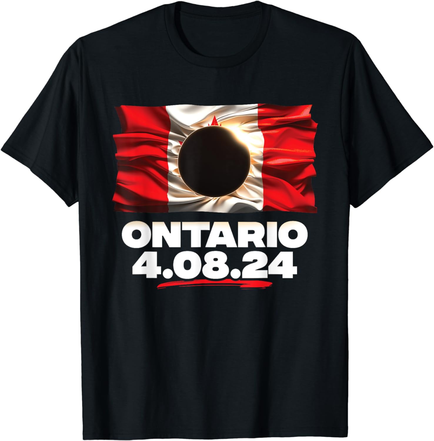 Ontario Totality 4.08.24 Total Solar Eclipse In Canada 2024 TShirt