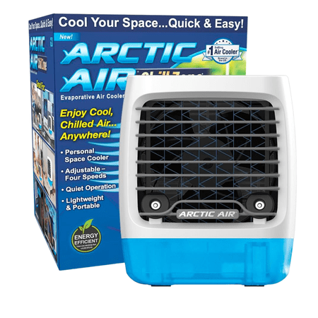 Ontel Arctic Air Chill Zone 4 Speed Portable Hydro-Chill Technology Evaporative Cooler, White