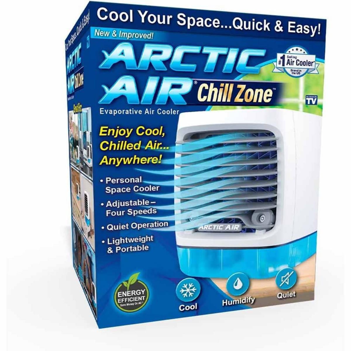 Arctic Air Chill Zone Portable White Evaporative Cooler