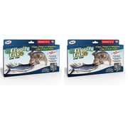 Ontel Flippity Fish Interactive Cat Toy with Catnip & Fishing Pole - Touch Activated, Rechargeable Pet Toy to Help Reduce Stress & Bad Behavior - As Seen on TV Pack of 2