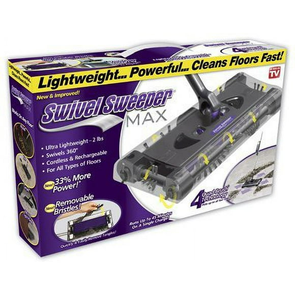 Ontel Products Cordless Swivel Sweeper Max