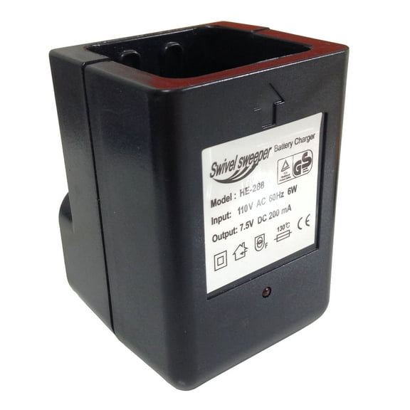 Ontel Wall Charger  Replacement Power Adapter for Cordless Swivel Sweeper, 7.5V DC Output, Black