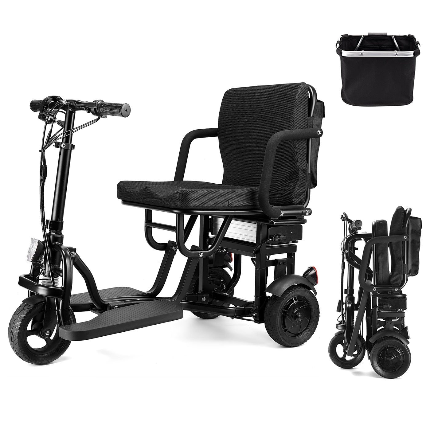 Ontrip 3 Wheel Electric Scooters for Adults with seat, Motorized
