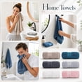 thumbnail image 1 of Onuia Luxury Bath Towels, Ultra Soft Egyptian Cotton Towels, Skin-Friendly Low-Lint Bath Towels for Bathroom, Spa, Gym and Home,Gray,(13.4×29.1 in), 1 of 7