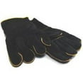thumbnail image 1 of Onward 00528 Heavy Duty Leather Gloves, One Size Fits All, Leather, Black, 1 of 3